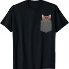 Kitty in Your Pocket Tshirt Cat Shirt
