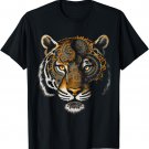 Tiger Mandala Fantasy Animal Art Motif Tiger T-Shirt