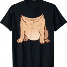 Pug Costume T-Shirt for Halloween Animal Body Cosplay