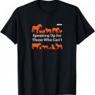 ASPCA Speaking Up for Those Who Can't Animals T-Shirt