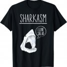 Sharkasm I Love Salad T-Shirt Funny Sarcastic Shark