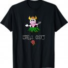 Hawaiian Hula Dancing Cow, Funny Gift T Shirt, Dk