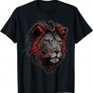 Lion Animal Print Art Polygon Lion T-Shirt