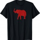 Red Elephant Animal T-Shirt