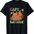 Capybara Capy Birthday Pun Happy Birthday T-Shirt