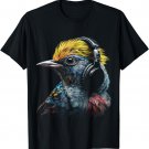 Bird Headphones Artwork | Music Animal Motif Bird T-Shirt