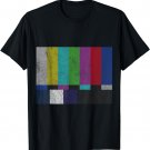 Vintage TV Test Pattern Color Bars T-Shirt