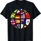 International World Flags Traveler Travelling World Flags T-Shirt