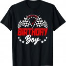 Race Car Birthday Boy Party Pit Crew T-Shirt