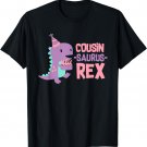 Cousin Dinosaur Family Matching Dino Birthday Girls Party T-Shirt