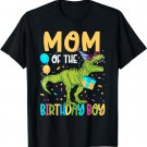 Mom Of The Birthday Boy Family Matching Dinosaur Squad T-Shirt