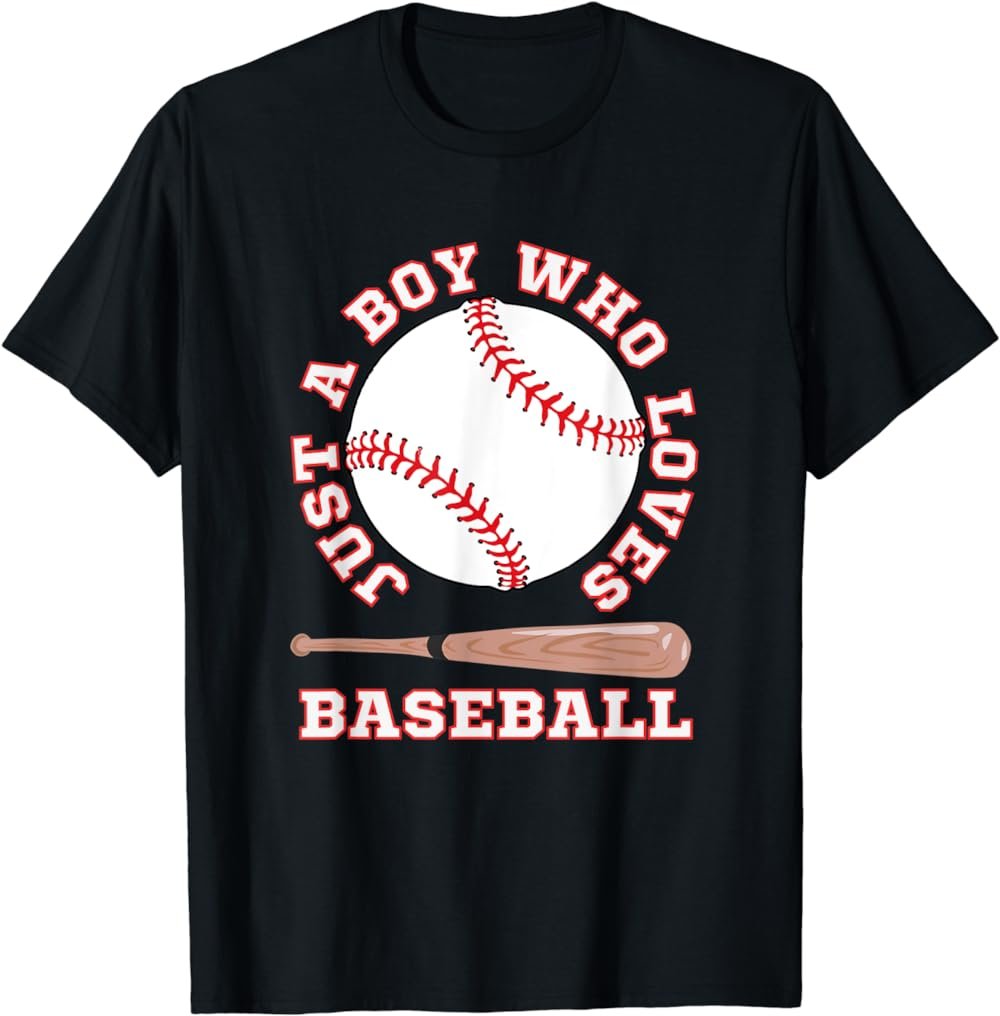 American Sport Fan Baseball Lover Boys Batter Baseball T-Shirt