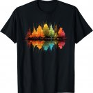 Nature Reflection Forest Trees Outdoor Wildlife T-Shirt