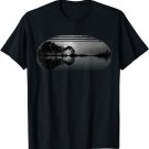 Guitar Gray Sky Trees City Lake Reflection Special Design T-Shirt