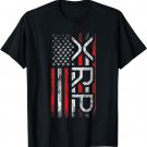 XRP Crypto - XRP Cryptocurrency - American Flag - XRP T-Shirt