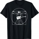 Electric guitar musician gift: Da Vinci drawing T-Shirt
