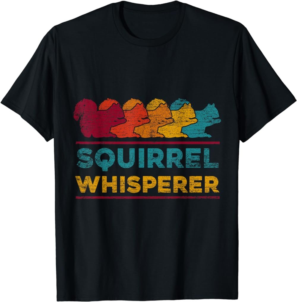 Vintage Squirrel Lover - Squirrel Whisperer Squirrel T-Shirt