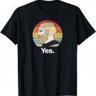 Yes Chad Meme Funny Nordic Man, Gamer, Gaming, Retro Sunset T-Shirt