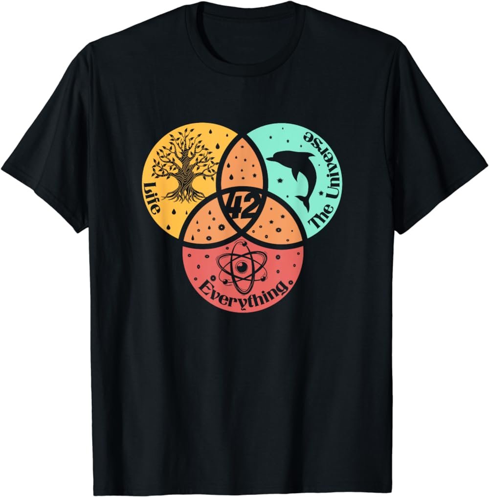 The 42 Answer to Life The Universe and Everything T-Shirt
