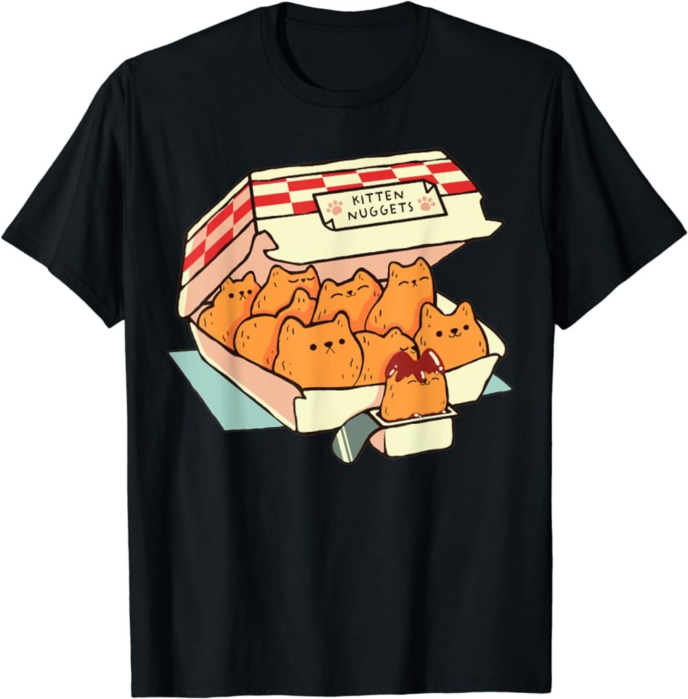 Kitten Nuggets Fast Food Cat Funny Cats T-Shirt