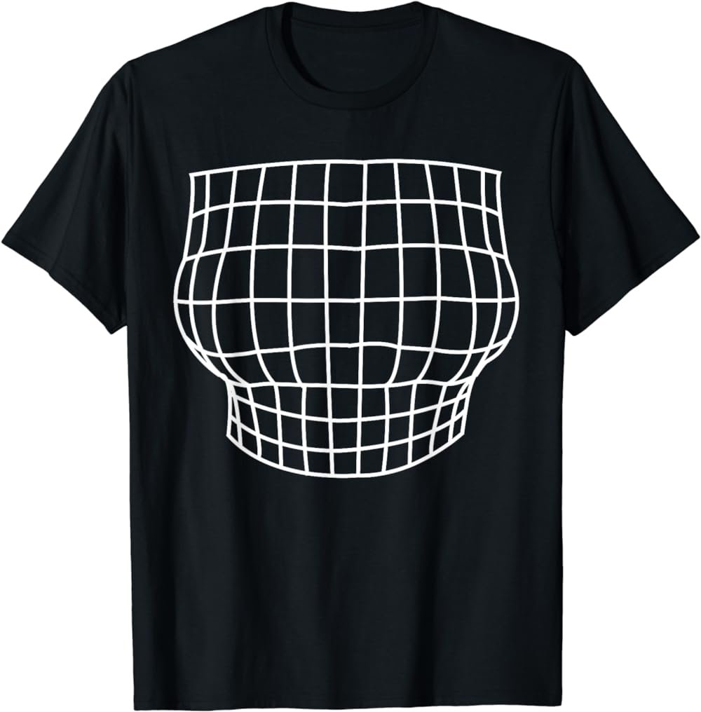 Magnified Chest Optical Illusion T-Shirt