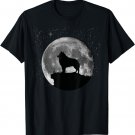 Schipperke Dog Moon T-Shirt