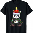 Panda Xmas Tree Lighting Santa Panda Christmas T-Shirt