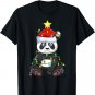 Panda Xmas Tree Lighting Santa Panda Christmas T-Shirt