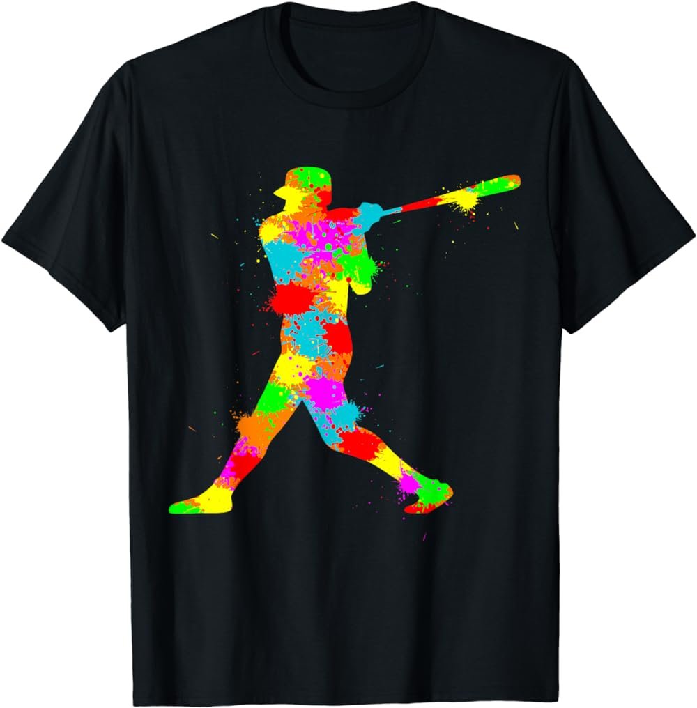 Baseball Batter Kids Boys Youth T-Shirt
