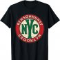 Bensonhurst Brooklyn NYC Vintage Road Sign Distressed Print T-Shirt