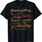 Thankful Blessings Thanksgiving Family t-shirt