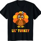 Kids Cute Lil Turkey Boy Thanksgiving T-Shirt