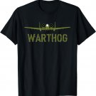 Olive Green A-10 Warthog T-Shirt Art-USA Military Jets T-Shirt