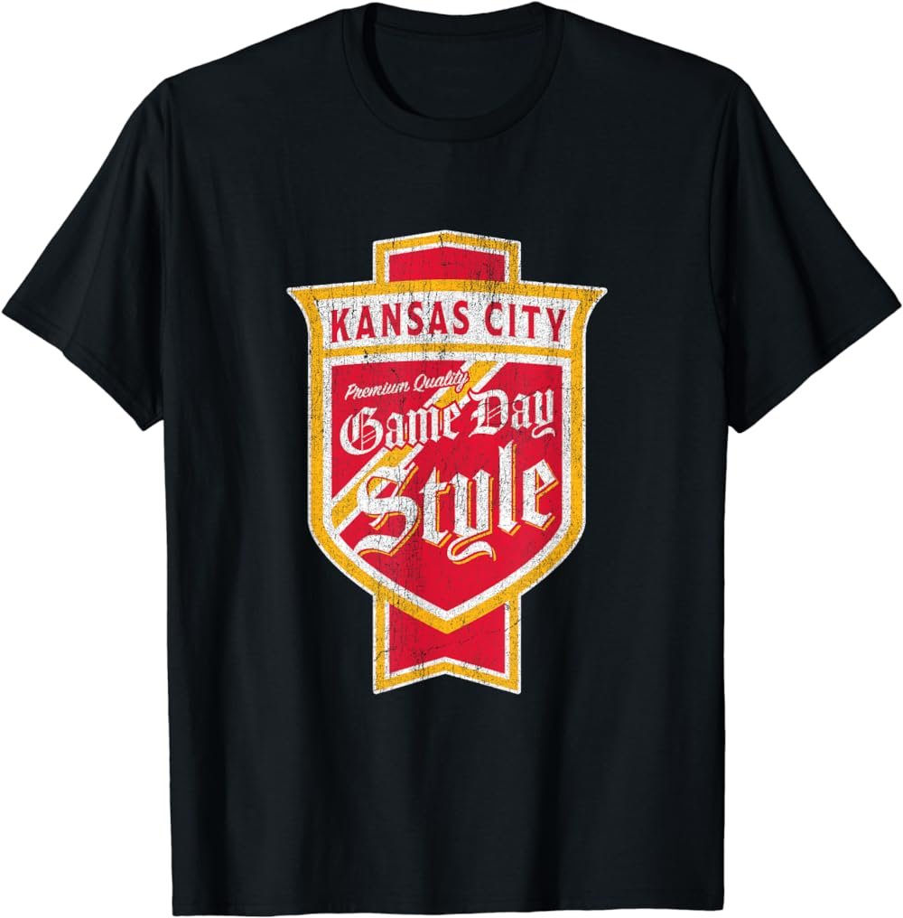 Faded Kansas City Beer Label T-Shirt - Cowtown City Pride T-Shirt