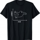 Duck/Rabbit Graph - Fun Math Tee Shirt