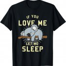 Cute Animal Gift Idea Sleeping Koala T-Shirt