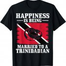 Trinidadian Wife Husband Wedding Trinidad & Tobago Flag T-Shirt