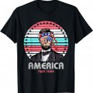 Mens Womens Shirt Lincoln America Fuck Yeah Vintage T-Shirt