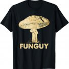 Funguy Funny Fungi Fungus Mushroom Men Funny Guy Vintage T-Shirt