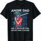 Anime DAD Cute Anime Guy Manga Art Lover design T-Shirt
