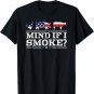 Funny BBQ Shirt Mind If I Smoke Meat Pitmaster Grill Gift