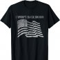 Distressed I Won't Back Down Flag Shirt
