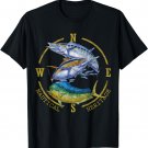 Fish Mahi Mahi Tuna Kingfish Nautical Heritage Fishing Gift T-Shirt