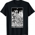 The Empress Tarot Card III Black And White - Card Number 3 T-Shirt