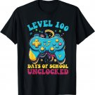100th Day Of School For Gamer Kids Boys T-Shirt