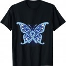 ALS Disease Awareness T-Shirt. Blue Ribbon Gift