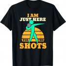 Shot Put Shirt Funny Here for the Shots Sport Shot Putter T-Shirt