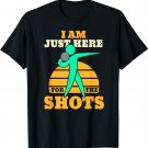 Shot Put Shirt Funny Here for the Shots Sport Shot Putter T-Shirt