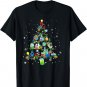 Science Christmas Lights Tree Decoration Science Xmas Snow T-Shirt