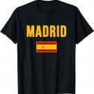 Madrid Spain T-shirt Spanish Flag Espana Tourist Souvenir